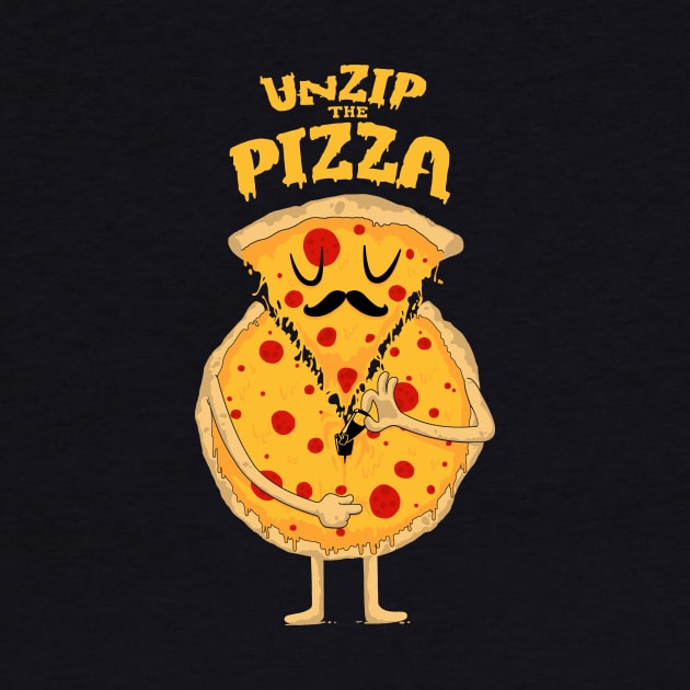 Unzip the Pizza by bykai